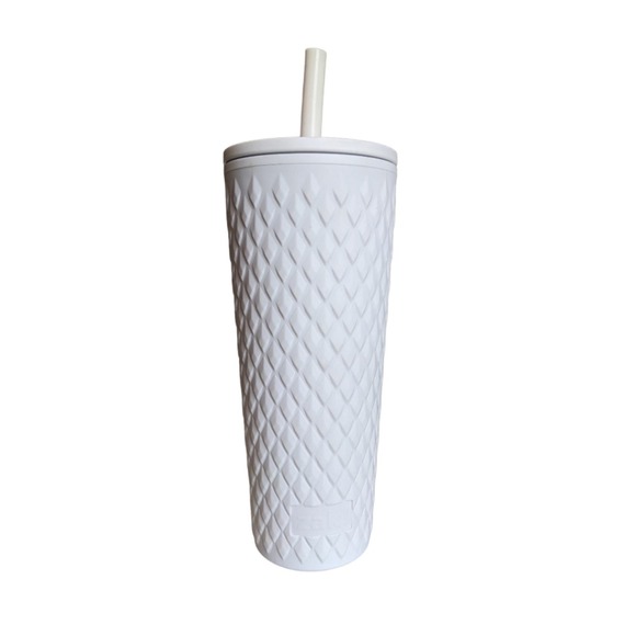 zak! Other - Zak! White studded 24oz tumbler with straw and lid